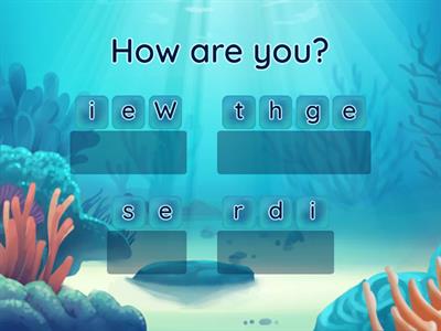 Anagram:  Wie geht es dir? und Tage