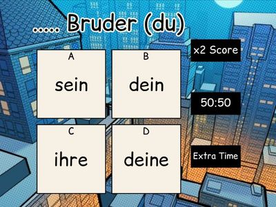 Přivlastňovací zájmena 1