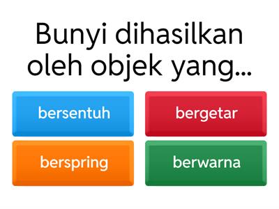 Sains Tahun 4 - Bunyi