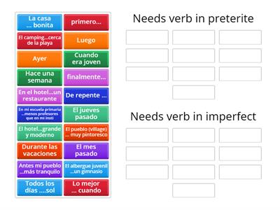 preterite or imperfect