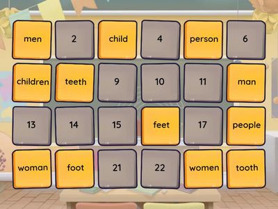 Irregular Plural Nouns