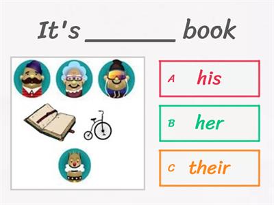 Possessive pronouns