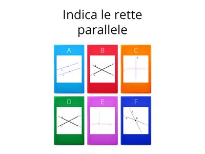 Parallele, incidenti o perpendicolari?