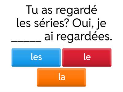 Direct Object Pronouns Practice