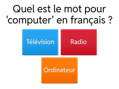 Vocabulaire sur les médias, Internet et technologie