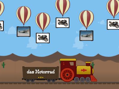 Lektion 5: Ballonschießen Verkehrsmittel