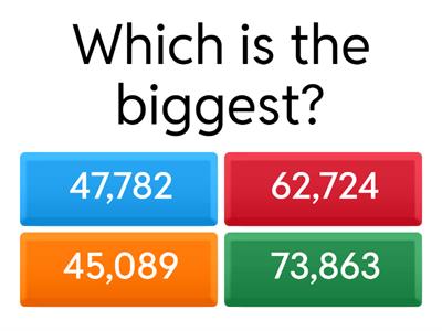 Compare large numbers