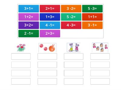 Írj matematikai feladatot a képről, számolás 5-ig