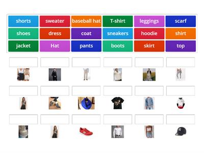 Clothes Vocabulary