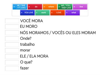 CONJUGAÇÃO VERBO LIVE ETC