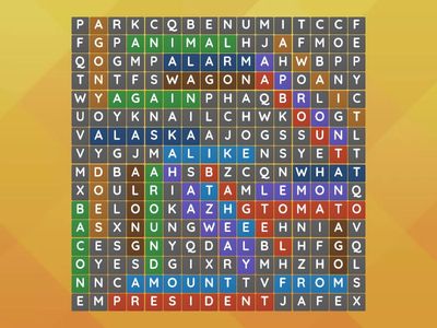 Schwa says /u/ & /i/ word search