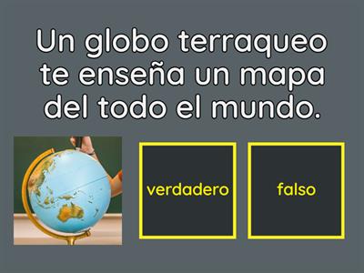 Vocabulario "El mundo a traves de los mapas"