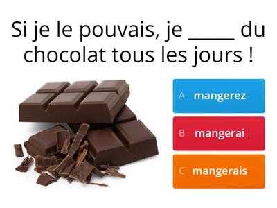 Le conditionnel présent : choisissez le verbe au conditionnel présent (adapté).