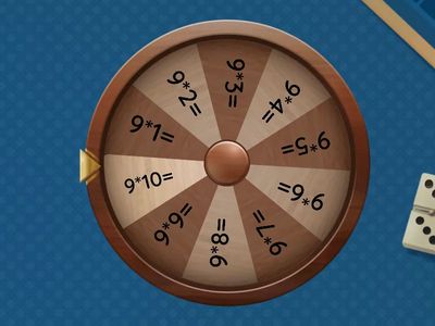 Таблица умножения на 9