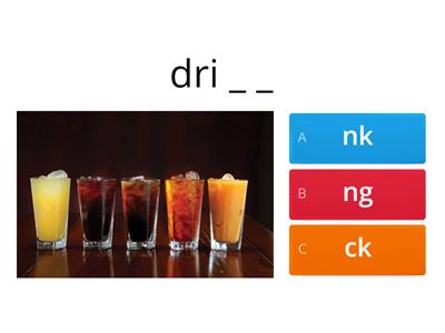   phonics ng - nk - ck