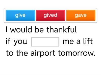 SECOND CONDITIONAL FOR POLITENESS 