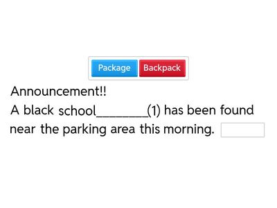 Complete The Sentence