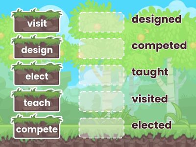 Past Tense Verbs Matching