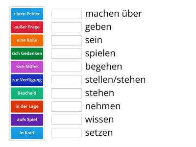 Nomen-Verb-Verbindungen Kap.9 B2