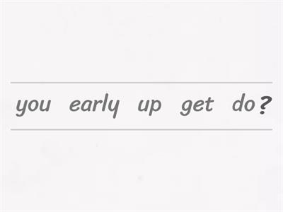 Do/does - Present Simple 