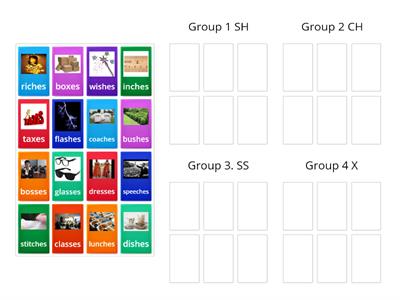 Plural endings S / ES (part b) [WtW 9.45 within word]