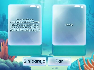 Emparejemos ecuaciones