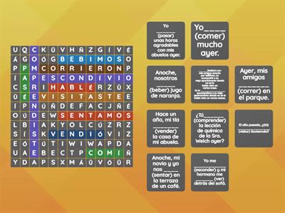BRCC Preterite Regular Verbs - Spanish 