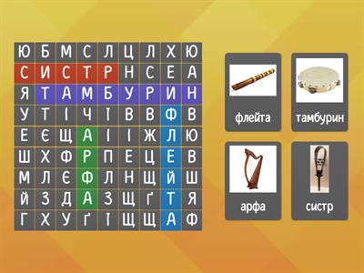 Музичні інструменти 8 клас