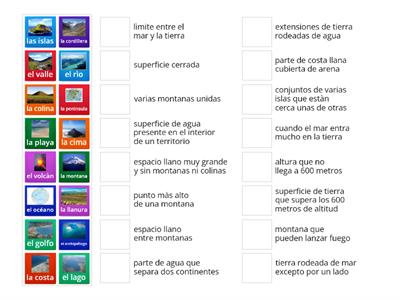 Vocabulario de Geografìa en espanol