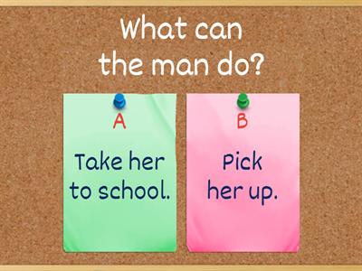 Object pronoun - Listening 1