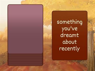 Present perfect speaking