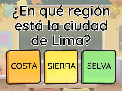 LAS REGIONES DEL PERU 