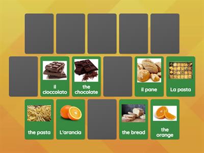 il Cibo -Food Beginner Matching Pairs