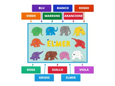 Imparo i COLORI con ELMER 2