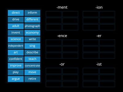 Unit1  Gateway B1 Noun suffixes