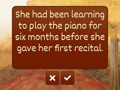 perfect past/past perfect continous