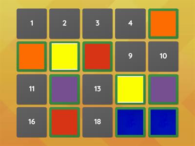 Colours - Memory Game
