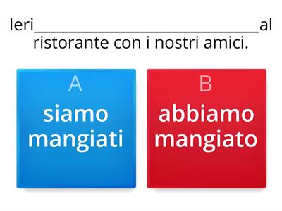 A2-Gli ausiliari nel passato prossimo