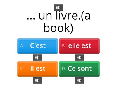 30) C'est/Ce sont VS (Elle/il est)-(Ils/elles sont) -(It/This is)-These are VS (She/he is)-They are