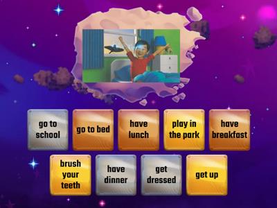 Practice Vocabulary Super Minds 2 | My day
