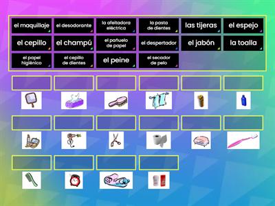 Spanish 2 Voculary: Los objetos personales