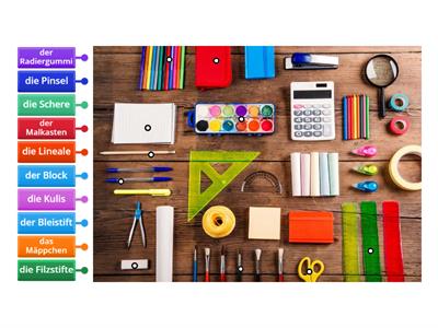 Klasse - Schulsachen  3 (Diagramm)