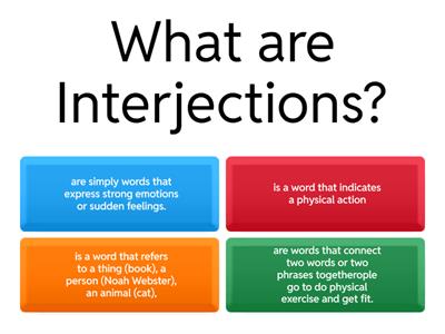 Interjections and Conjunctions