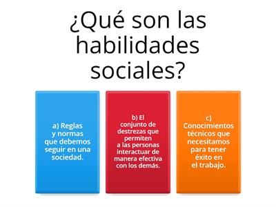 Habilidades sociales