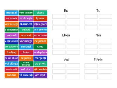 Persoana verbului 6. mart.