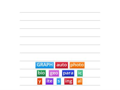 Word Magnets:  Word building with GRAPH