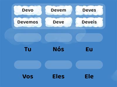 verbo - dever (presente)