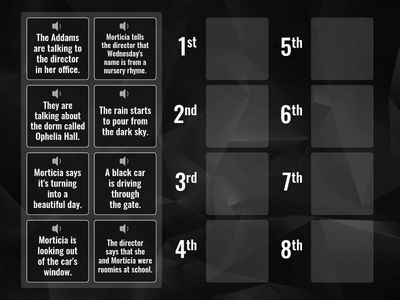 Wednesday A2 put in order