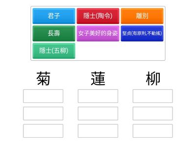 植物的象徵意義(菊蓮柳)