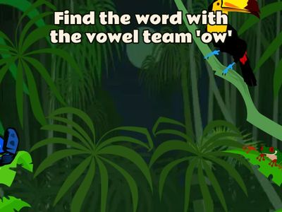 Vowel teams 'oa', 'ow' and 'oe' (UFLI less. 86)